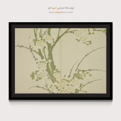 خرید تابلو حس نوستالژی - گلها – تابلو نقاشی هوکوسای - اسپو دکور
