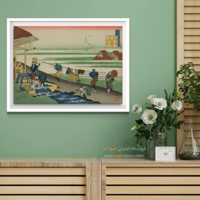 خرید تابلو نقاشی بزرگ - دایناگون – تابلو نقاشی هوکوسای - اسپو دکور