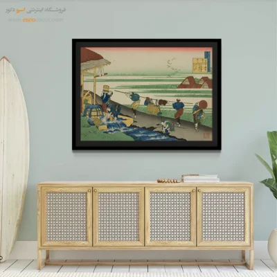 خرید تابلو نقاشی بزرگ - دایناگون – تابلو نقاشی هوکوسای - اسپو دکور