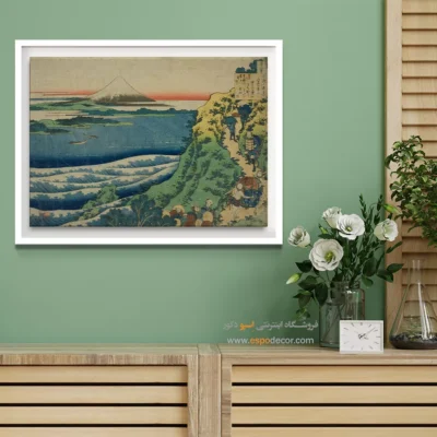 چاپ هنری خاص - شعری از یامابه – تابلو نقاشی هوکوسای - اسپو دکور