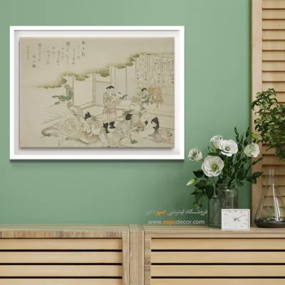 نقاشی کلاسیک - هفت خدای خوش شانس – تابلو نقاشی هوکوسای - اسپو دکور