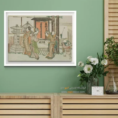 نقاشی مدرن - زیارتگاه اوجی ایناری – تابلو نقاشی هوکوسای - اسپو دکور