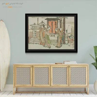 نقاشی مدرن - زیارتگاه اوجی ایناری – تابلو نقاشی هوکوسای - اسپو دکور