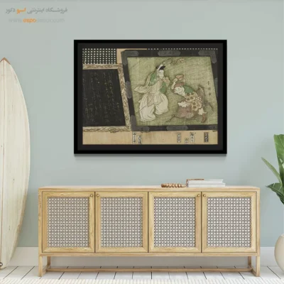 طراحی ژاپنی - خدایان ثروت – تابلو نقاشی هوکوسای - اسپو دکور