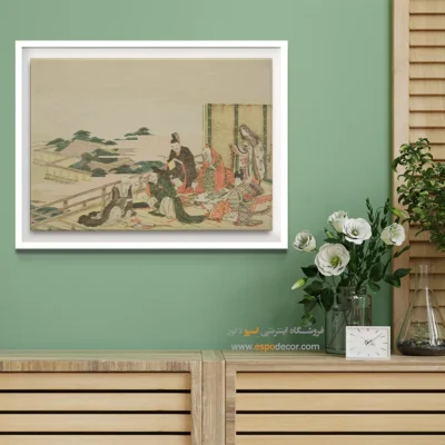 خرید تابلو رستوران - شش شاعر جاودانه – تابلو نقاشی هوکوسای - اسپو دکور