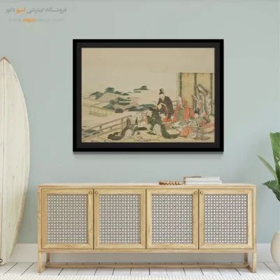 خرید تابلو رستوران - شش شاعر جاودانه – تابلو نقاشی هوکوسای - اسپو دکور