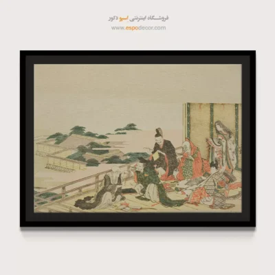 خرید تابلو رستوران - شش شاعر جاودانه – تابلو نقاشی هوکوسای - اسپو دکور