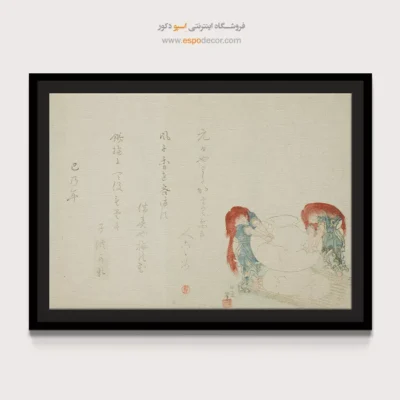 تابلو خاص و کمیاب - ساخت موچی – تابلو نقاشی هوکوسای - اسپو دکور