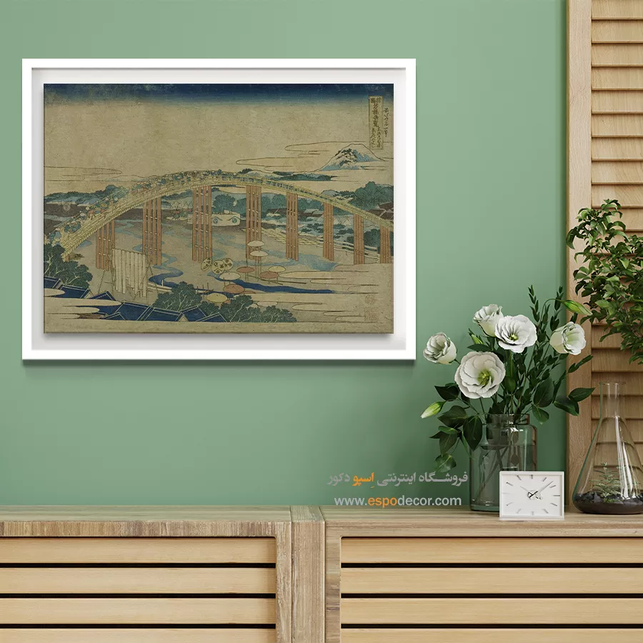 تکنیک چاپ گالری - اوکازاکی – تابلو نقاشی هوکوسای - اسپو دکور