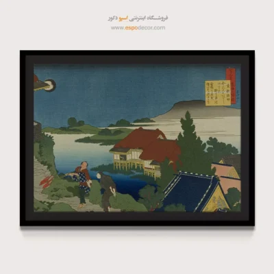 بوم با قاب چوبی - ستاره رستاخیز – تابلو نقاشی هوکوسای - اسپو دکور