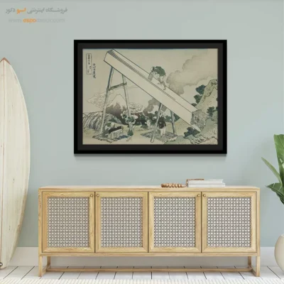 خرید تابلو بوم هوکوسای - کوه های توتومی – تابلو نقاشی هوکوسای - اسپو دکور