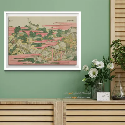 خرید های اینترنتی تابلو - کارکنان معبد – تابلو نقاشی هوکوسای - اسپو دکور