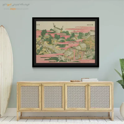 خرید های اینترنتی تابلو - کارکنان معبد – تابلو نقاشی هوکوسای - اسپو دکور