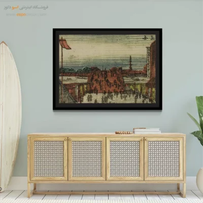 سفارش تابلو بوم خاص - پل ریوگوکو – تابلو نقاشی هوکوسای - اسپو دکور