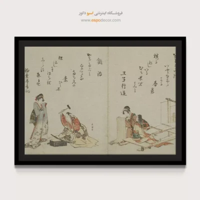 فروش عمده تابلو - کتاب تصویری صنعتگر – تابلو نقاشی هوکوسای - اسپو دکور