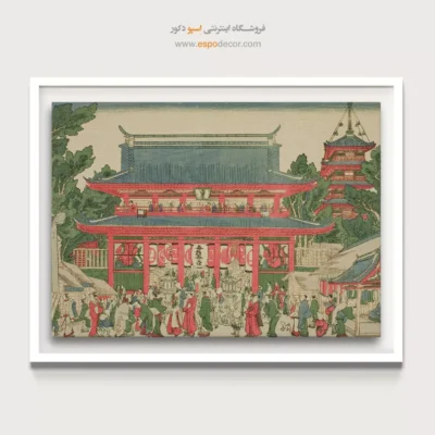 دکوراسیون برای طراحان داخلی - دروازه دو پادشاه – تابلو نقاشی هوکوسای - اسپو دکور