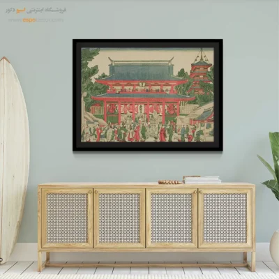 دکوراسیون برای طراحان داخلی - دروازه دو پادشاه – تابلو نقاشی هوکوسای - اسپو دکور