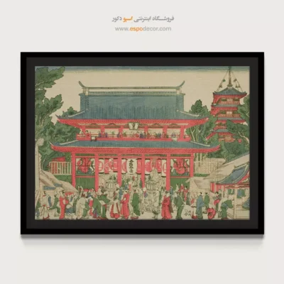 دکوراسیون برای طراحان داخلی - دروازه دو پادشاه – تابلو نقاشی هوکوسای - اسپو دکور