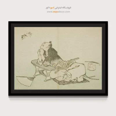 انتخاب طراحان حرفه‌ای - تماشای یک جفت پروانه – تابلو نقاشی هوکوسای - اسپو دکور