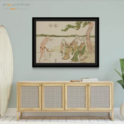 نقاشی‌های الهام‌بخش - ایستگاه فوجیدا – تابلو نقاشی هوکوسای - اسپو دکور