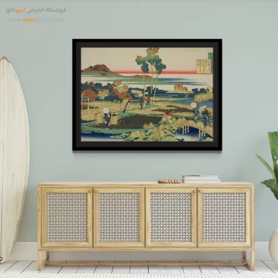 سبک وینتیج - امپراطور تنجی – تابلو نقاشی هوکوسای - اسپو دکور