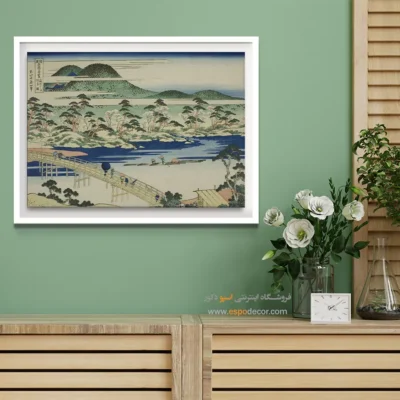 خرید تابلو هنری و زیبا - پل توگتسو – تابلو نقاشی هوکوسای - اسپو دکور