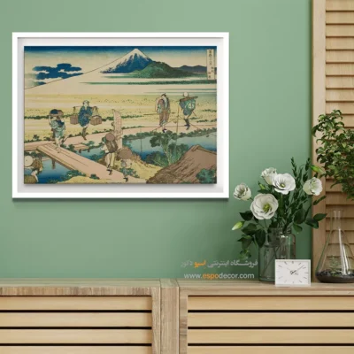 هماهنگی رنگها - عضو ناکاهارا – تابلو نقاشی هوکوسای - اسپو دکور