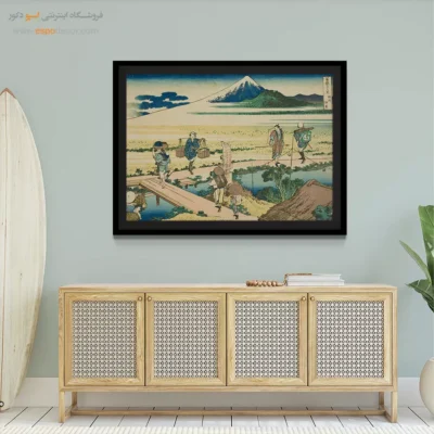 هماهنگی رنگها - عضو ناکاهارا – تابلو نقاشی هوکوسای - اسپو دکور