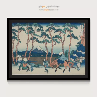 طرح‌های متنوع - شهرنشینی هودوگایا – تابلو نقاشی هوکوسای - اسپو دکور