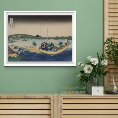 خرید  اینترنتی تابلو بوم - گرگ و میش بر فراز فوجی – تابلو نقاشی هوکوسای - اسپو دکور