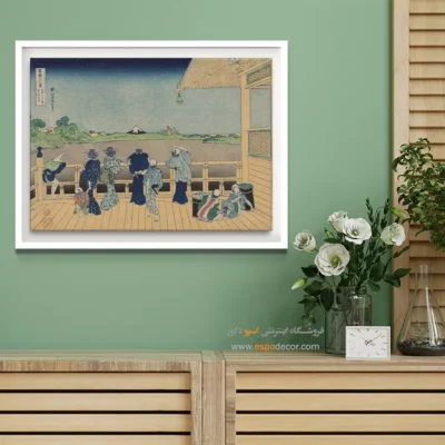 خرید تابلو دیواری - تالار سازایی – تابلو نقاشی هوکوسای - اسپو دکور