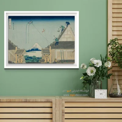 خرید تابلو دکوراتیو - کارمند فروشگاه تی میتسویی – تابلو نقاشی هوکوسای - اسپو دکور