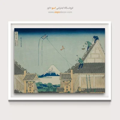 خرید تابلو دکوراتیو - کارمند فروشگاه تی میتسویی – تابلو نقاشی هوکوسای - اسپو دکور