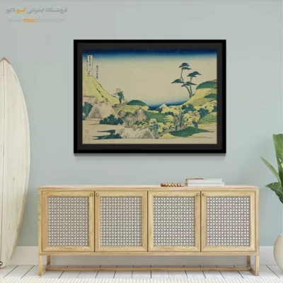 خرید تابلو کلاسیک - مگورو پایین – تابلو نقاشی هوکوسای - اسپو دکور