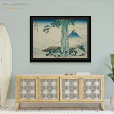 خرید تابلو برای پذیرایی - پاس میشیما – تابلو نقاشی هوکوسای - اسپو دکور