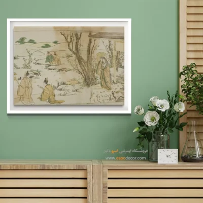 خرید آنلاین تابلو - رویداد دادگاهی – تابلو نقاشی هوکوسای - اسپو دکور