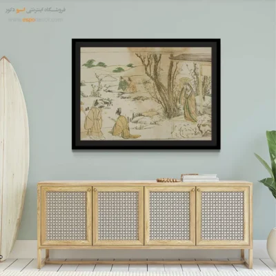 خرید آنلاین تابلو - رویداد دادگاهی – تابلو نقاشی هوکوسای - اسپو دکور