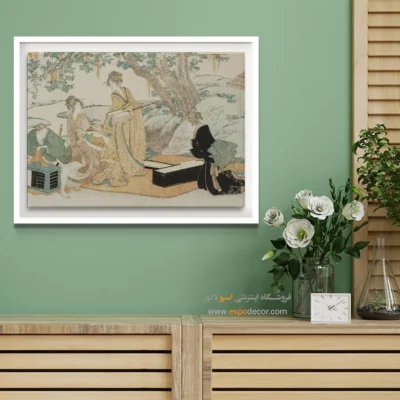 فروش تابلو بوم - مهمانی پیک نیک – تابلو نقاشی هوکوسای - اسپو دکور