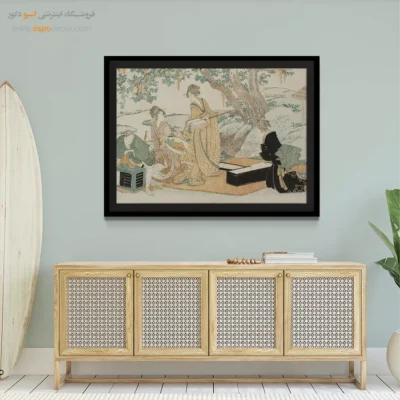 فروش تابلو بوم - مهمانی پیک نیک – تابلو نقاشی هوکوسای - اسپو دکور