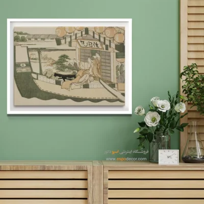 فروشگاه آنلاین تابلو - قایق سواری در رودخانه – تابلو نقاشی هوکوسای - اسپو دکور