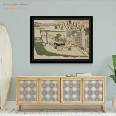 فروشگاه آنلاین تابلو - قایق سواری در رودخانه – تابلو نقاشی هوکوسای - اسپو دکور