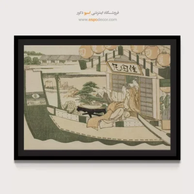 فروشگاه آنلاین تابلو - قایق سواری در رودخانه – تابلو نقاشی هوکوسای - اسپو دکور