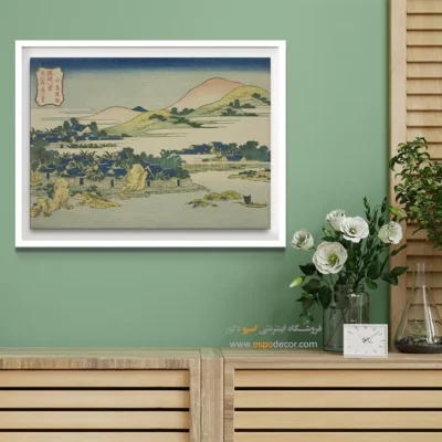 تابلو با رنگ‌های زنده - باغ موز در ناکاشیما – تابلو نقاشی هوکوسای - اسپو دکور