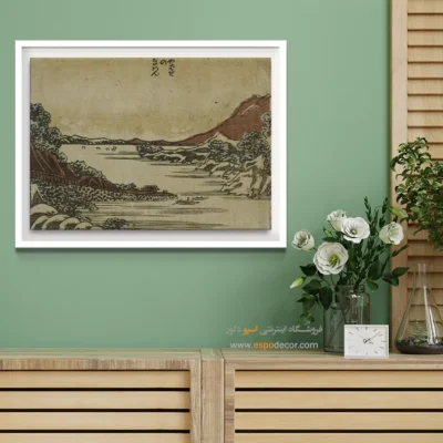 تابلو هنری دست‌ساز - بازگشت بادبان ها – تابلو نقاشی هوکوسای - اسپو دکور