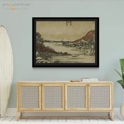 تابلو هنری دست‌ساز - بازگشت بادبان ها – تابلو نقاشی هوکوسای - اسپو دکور