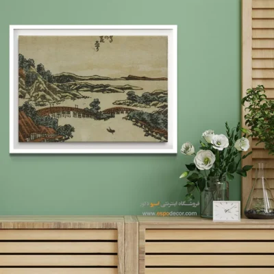 خرید تابلو به عنوان هدیه - درخشش شب در ستا – تابلو نقاشی هوکوسای - اسپو دکور