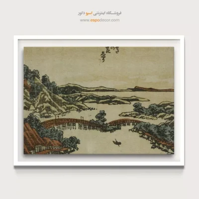 خرید تابلو به عنوان هدیه - درخشش شب در ستا – تابلو نقاشی هوکوسای - اسپو دکور