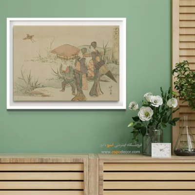 تابلو برای هدیه روز پدر - مرداب – تابلو نقاشی هوکوسای - اسپو دکور