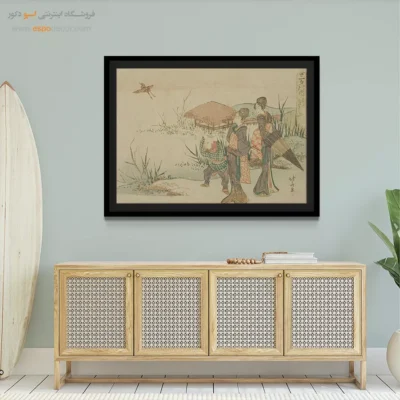 تابلو برای هدیه روز پدر - مرداب – تابلو نقاشی هوکوسای - اسپو دکور