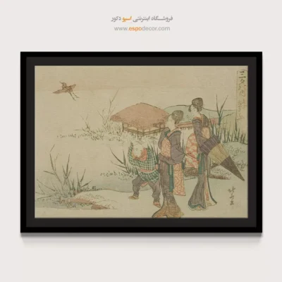 تابلو برای هدیه روز پدر - مرداب – تابلو نقاشی هوکوسای - اسپو دکور